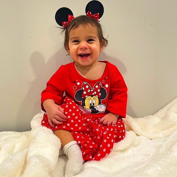 Red Disney Minnie Mouse Dress (2T) - Picture 1 of 6